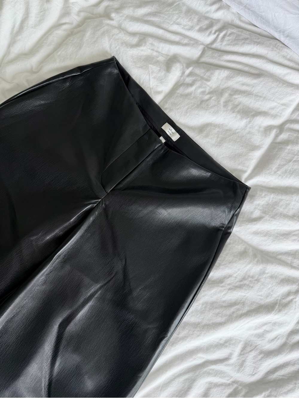 Wilfred Leather Pants - Zodiac (trendy no waistband) TAGS ON Size 8